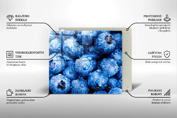 Herdplattenabdeckung Saftige Blaubeeren