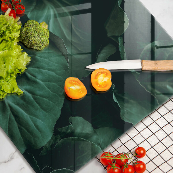 Herdplattenabdeckung Wilde dunkle Blätter