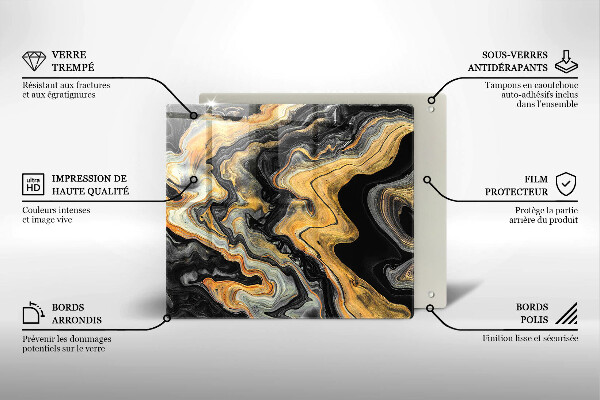 Ceranfeldabdeckung Abstrakte Struktur