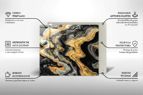Ceranfeldabdeckung Abstrakte Struktur