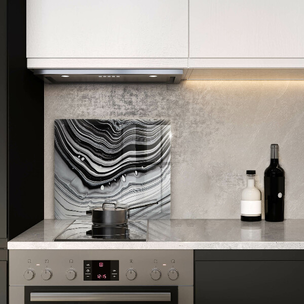 Ceranfeldabdeckung Tintenabstraktion