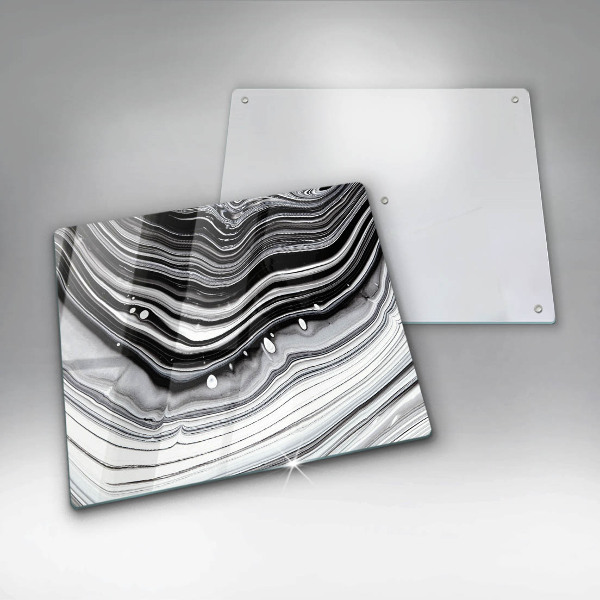 Ceranfeldabdeckung Tintenabstraktion