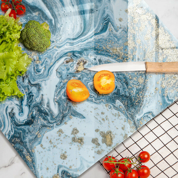 Ceranfeld schutz Struktur mit Gold