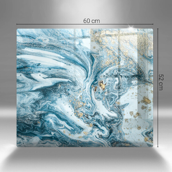 Ceranfeld schutz Struktur mit Gold