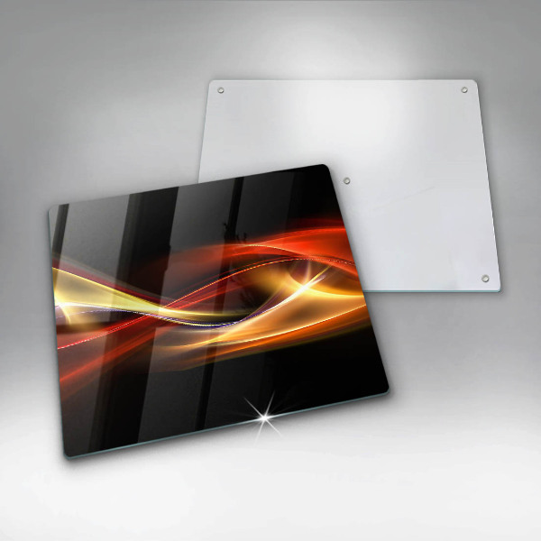 Herdplattenabdeckung Abstrakter Rauch und Licht