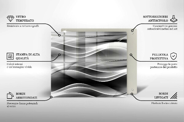 Ceranfeld schutz Abstraktion sanfte Linien