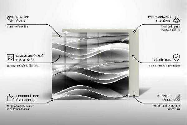 Ceranfeld schutz Abstraktion sanfte Linien