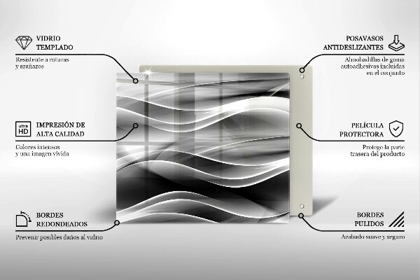 Ceranfeld schutz Abstraktion sanfte Linien