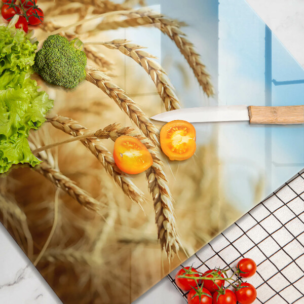 Ceranfeld schutz Getreideähren auf dem Feld