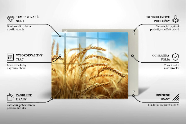 Ceranfeld schutz Getreideähren auf dem Feld