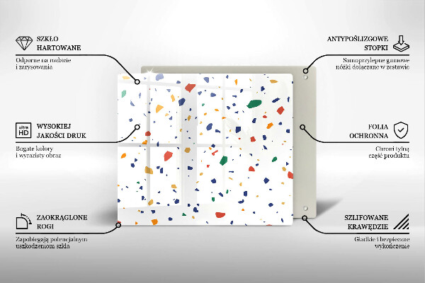 Ceranfeld schutz Buntes Steingut