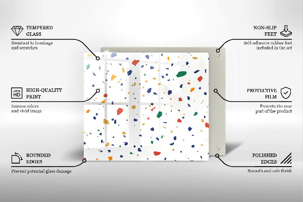 Ceranfeld schutz Buntes Steingut