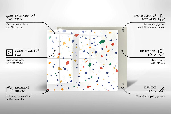 Ceranfeld schutz Buntes Steingut