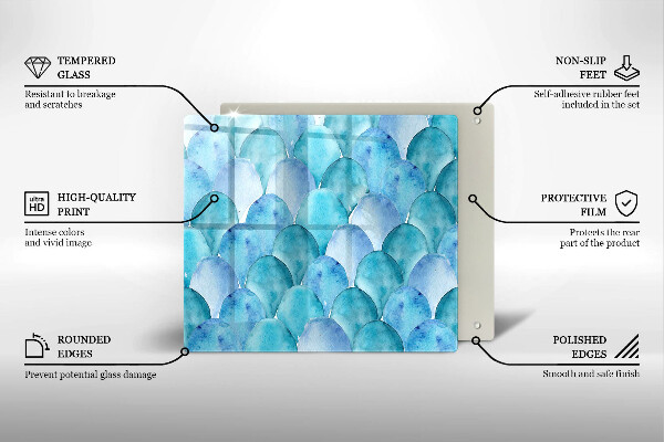 Ceranfeld schutz Aquarellskalen