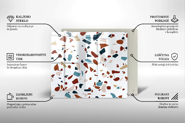 Ceranfeld schutz Dekorativer Stein