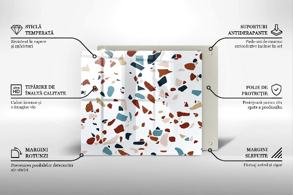 Ceranfeld schutz Dekorativer Stein
