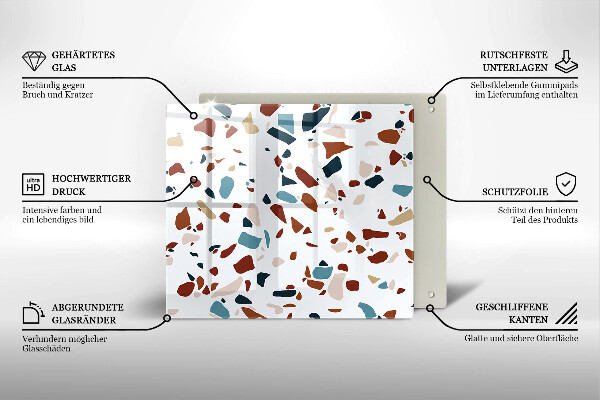 Ceranfeld schutz Dekorativer Stein