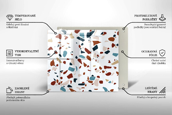 Ceranfeld schutz Dekorativer Stein