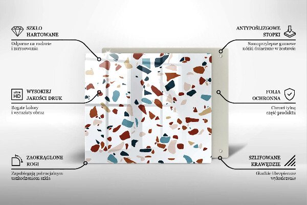 Ceranfeld schutz Dekorativer Stein