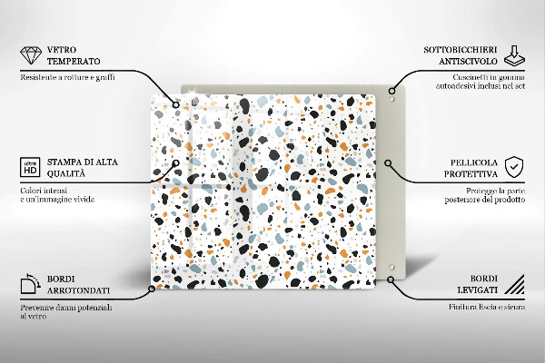 Ceranfeld schutz Dekoratives Steinzeug