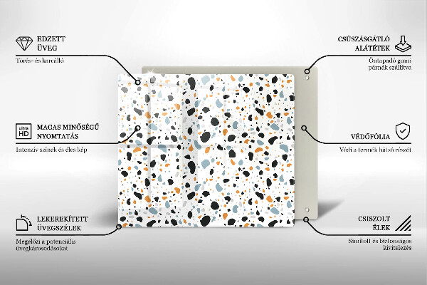 Ceranfeld schutz Dekoratives Steinzeug