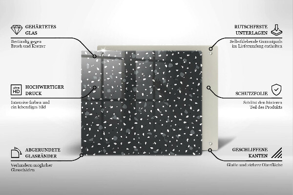 Ceranfeld schutz Dekorativer Stein