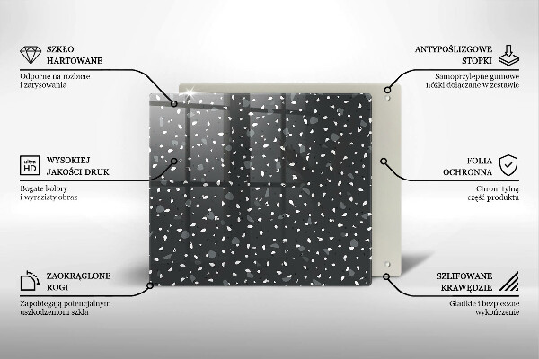 Ceranfeld schutz Dekorativer Stein