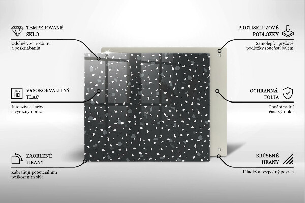 Ceranfeld schutz Dekorativer Stein