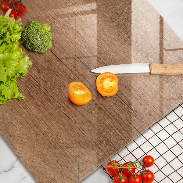 Herdplattenabdeckung Holzstruktur