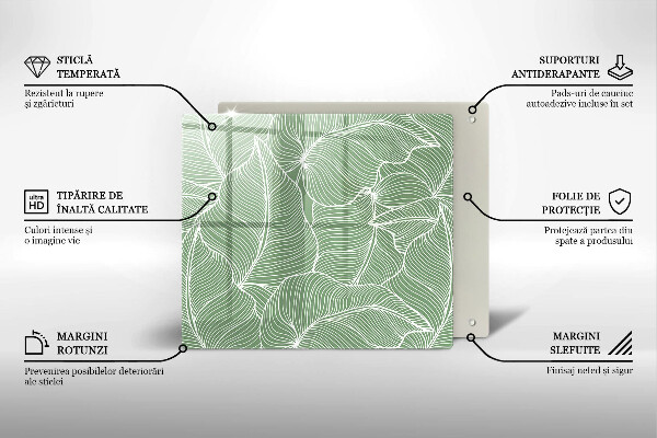 Ceranfeld schutz Lineare Blätter