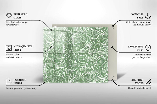Ceranfeld schutz Lineare Blätter