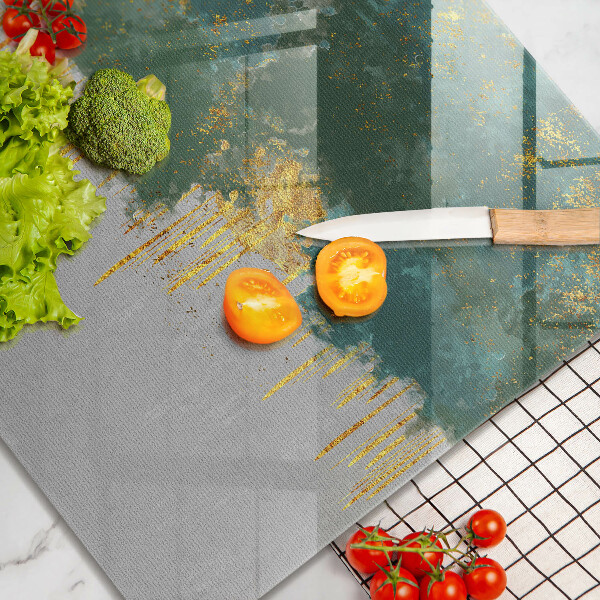 Ceranfeld schutz Abstraktion mit Gold