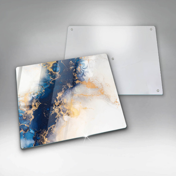 Ceranfeld schutz Abstraktion mit Blau