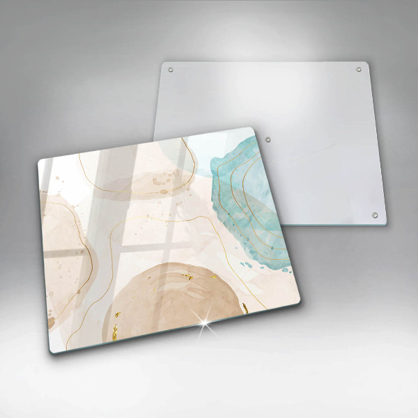 Ceranfeld schutz Helle Boho-Formen