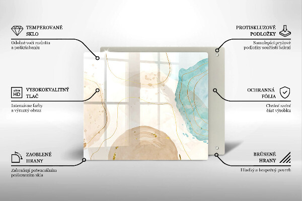 Ceranfeld schutz Helle Boho-Formen