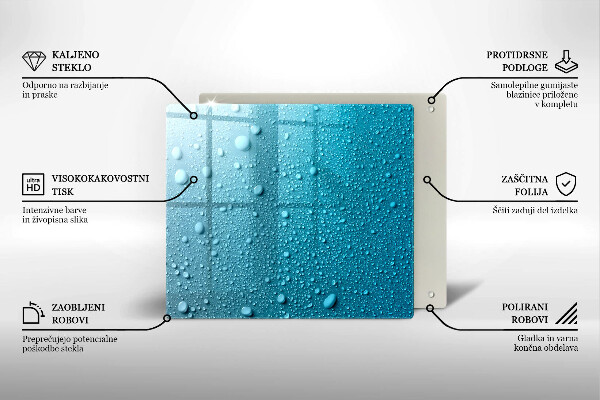 Ceranfeld schutz Wassertropfen