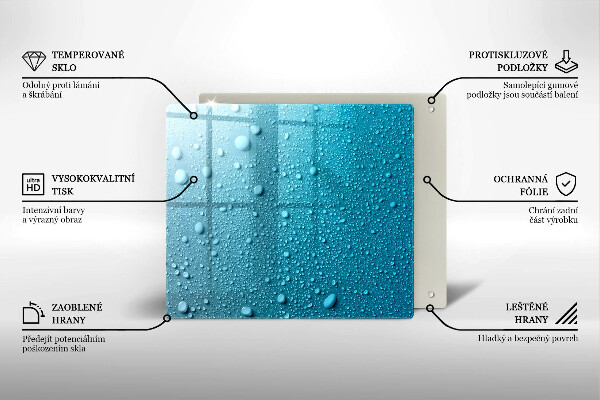 Ceranfeld schutz Wassertropfen