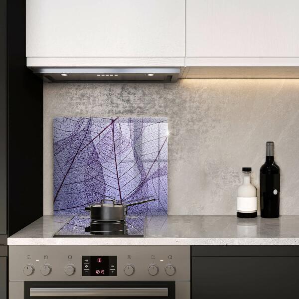 Ceranfeld schutz Blätter mit Adern