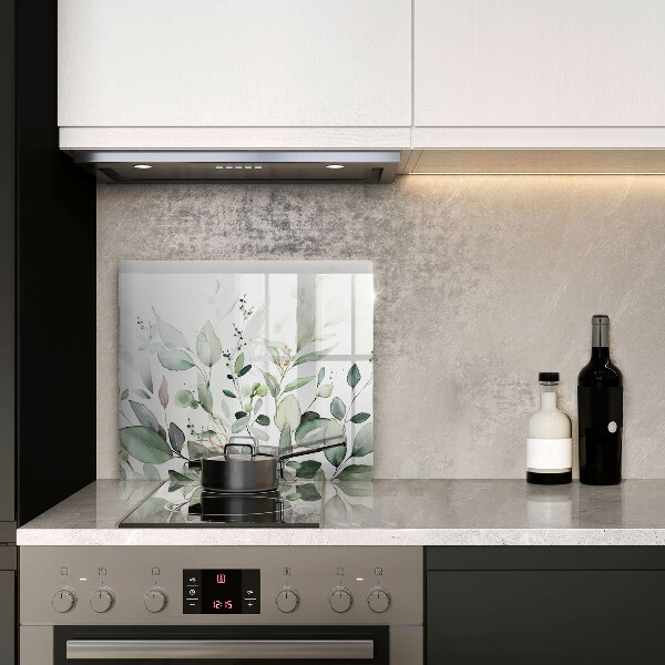 Ceranfeld schutz Aquarellpflanzen