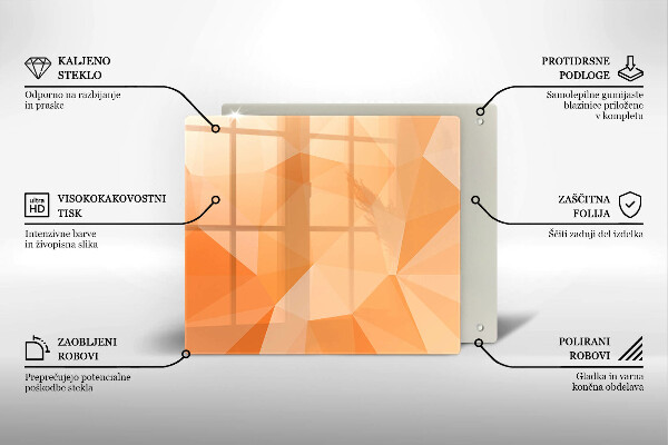 Ceranfeldabdeckung Geometrischer Hintergrund