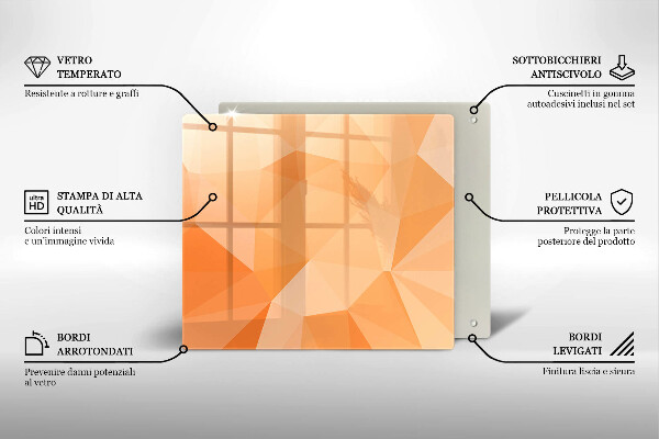 Ceranfeldabdeckung Geometrischer Hintergrund