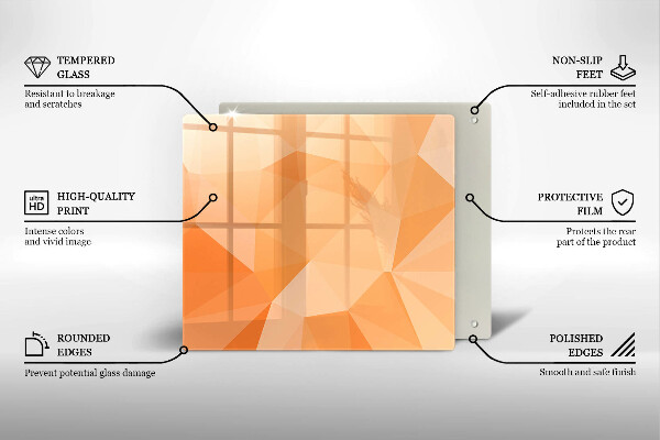 Ceranfeldabdeckung Geometrischer Hintergrund