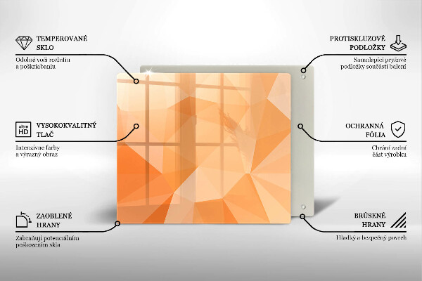 Ceranfeldabdeckung Geometrischer Hintergrund