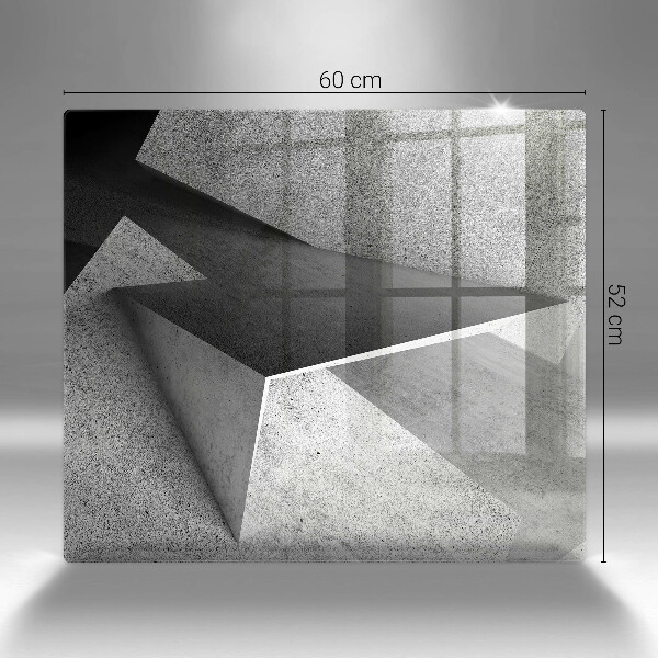 Ceranfeldabdeckung Konkrete Abstraktion