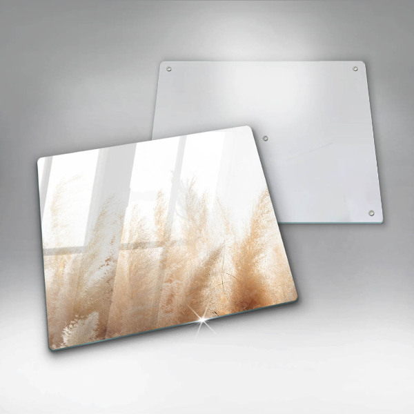 Herdplattenabdeckung Pampasgras