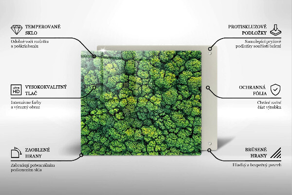 Herdplattenabdeckung Naturmoospflanze