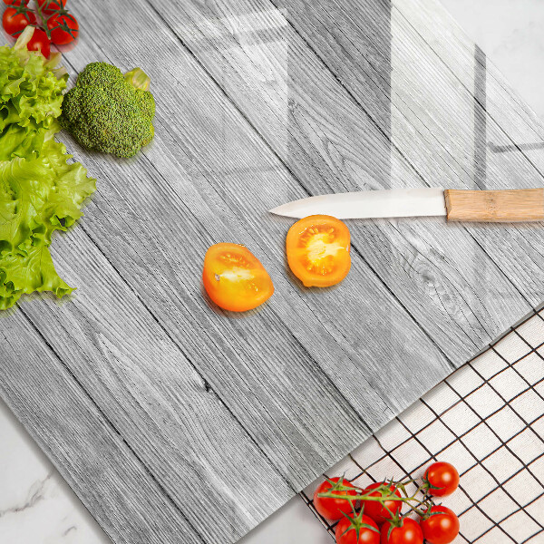 Herdplattenabdeckung Alte Holzbretter