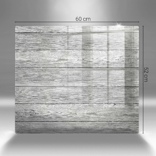 Herdplattenabdeckung Alte Holzbretter