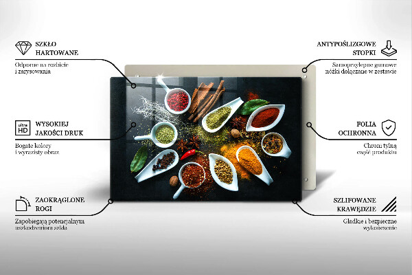 Herdabdeckung Küchengewürze