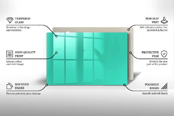 Herdabdeckplatte glas Grüne Farbe